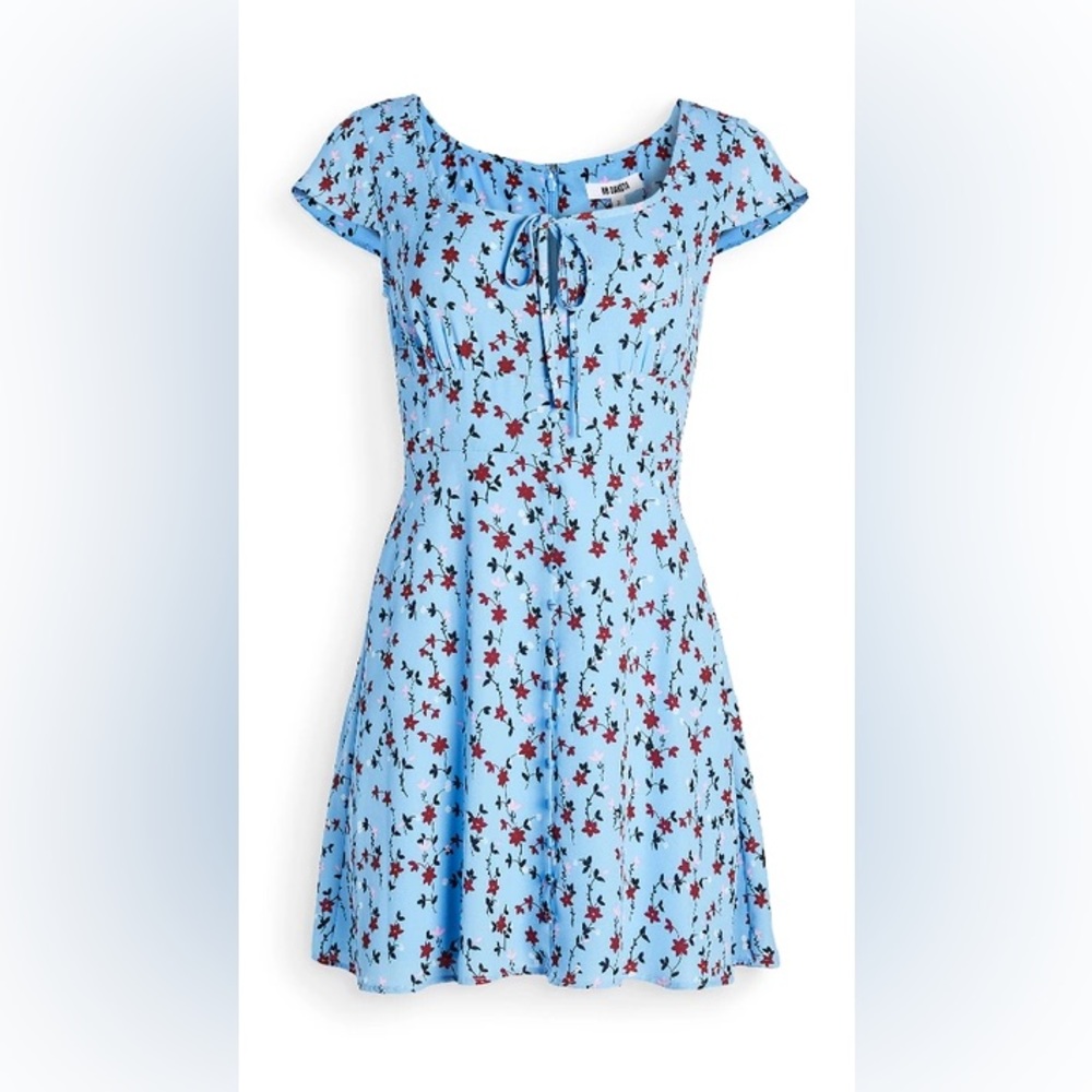 BB Dakota Blue Floral Dress / Size 8 / NWT